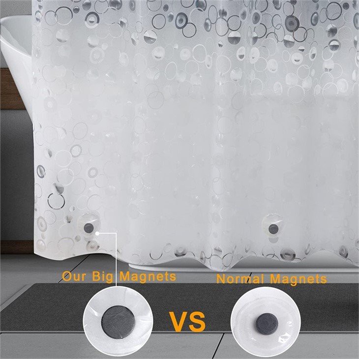 pvc shower curtains