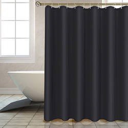 Black shower curtains