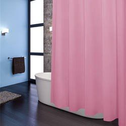 pink shower curtain