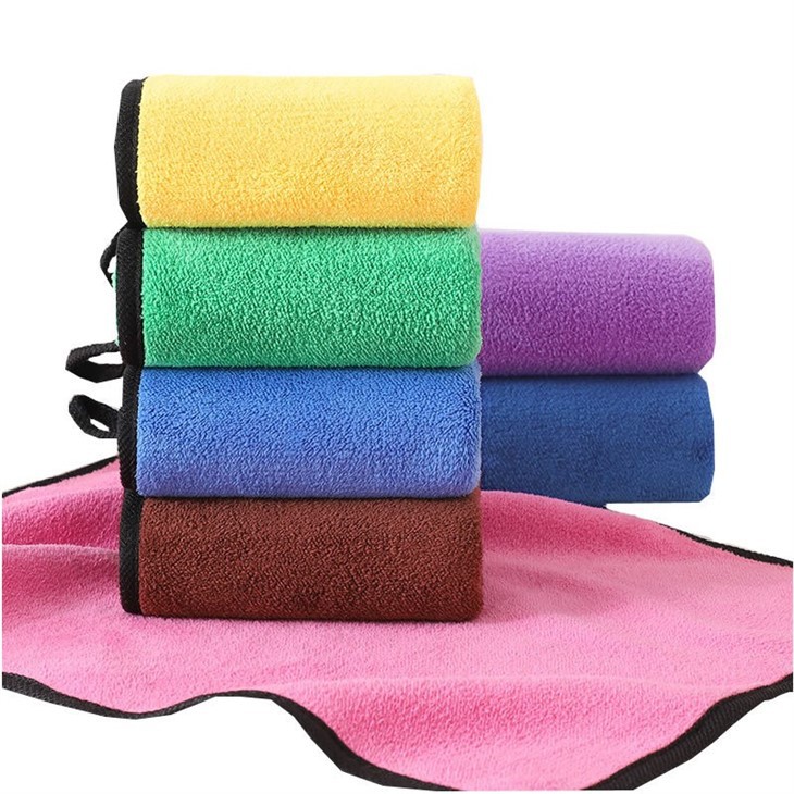 Car Wash Towel High-density Coral Velvet Thickened Cleaning Towel Absorbent Double-sided Velvet Cloth Cleaning Towel Wholesale