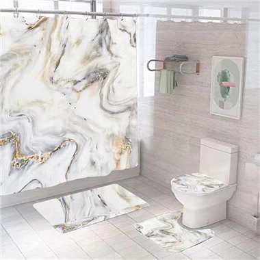 Rèm tắm Polyester bằng đá cẩm thạch