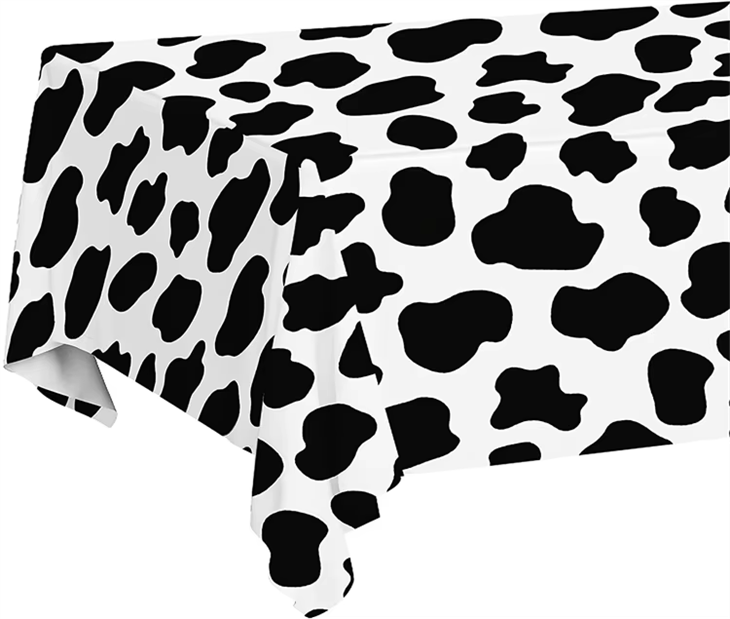 Disposable Animal Theme Print Waterproof Oil-proof Tablecloth